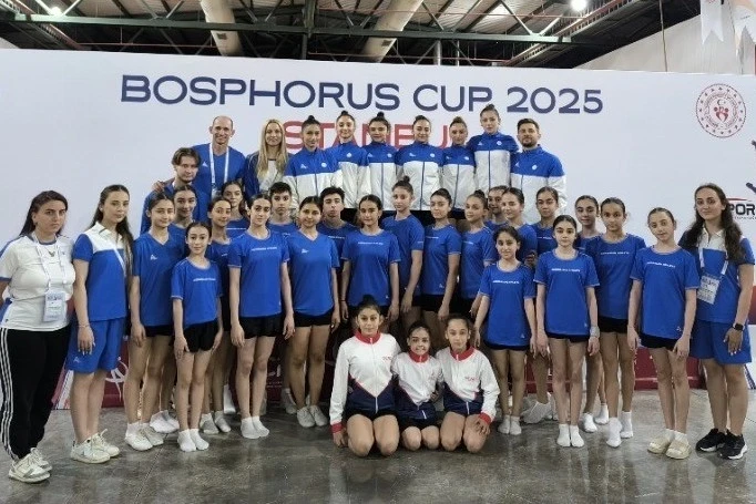 Azerbaycanlı jimnastikçiler Bosphorus Open Cup'ta çok sayıda madalya kazandı