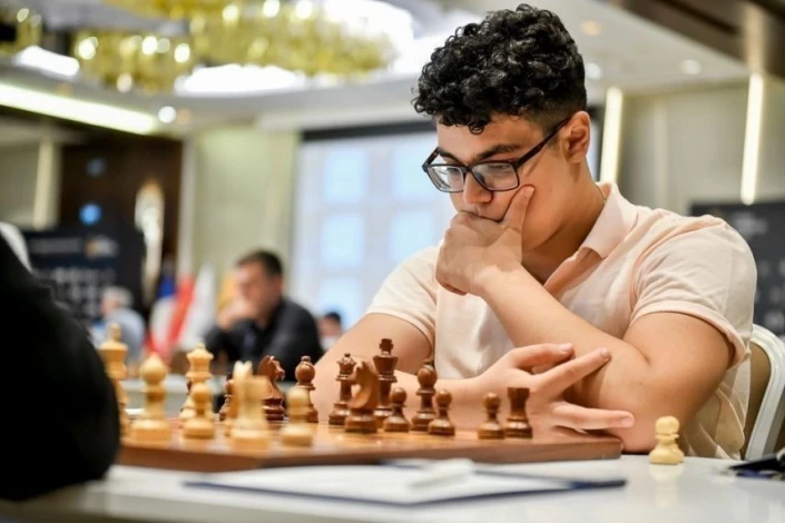 Aydın Suleymanli in the Top 15 at Chess Tournament in France
