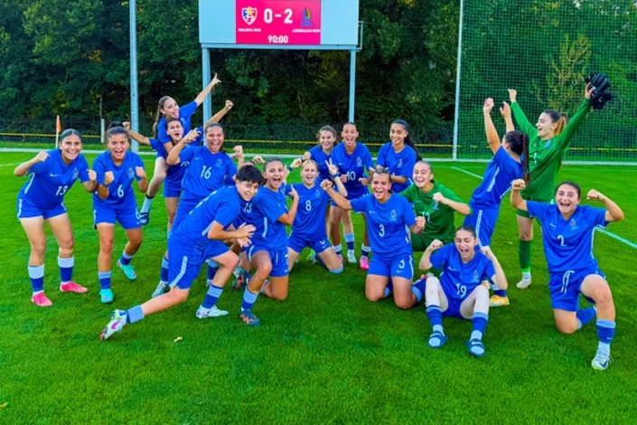 Azərbaycan U-19 qadınlardan ibarət millisi Moldovanı məğlub edib