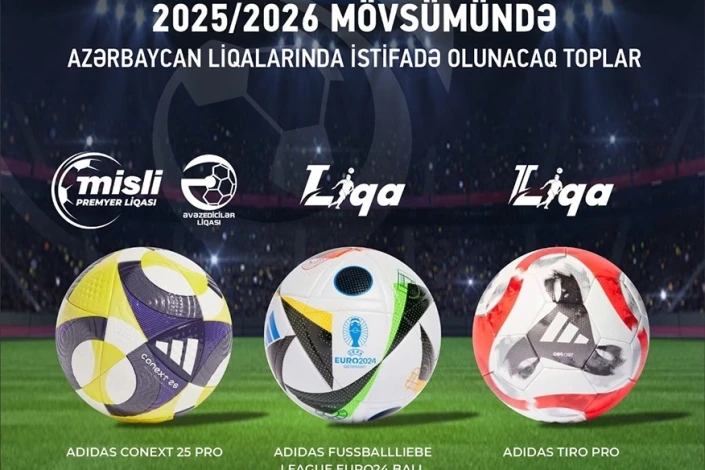 2025/2026 mövsümünün topları müəyyənləşib