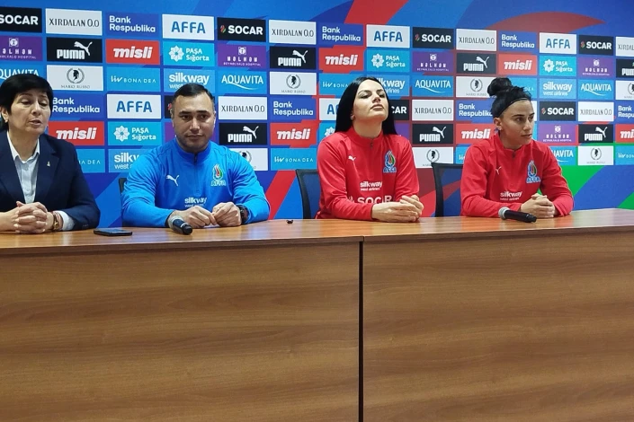 Siyasət Əsgərov Şimali Makedoniya matçı öncəsi fikirlərini bölüşüb: "Evdə maksimum xal qazanmaq istəyirik"