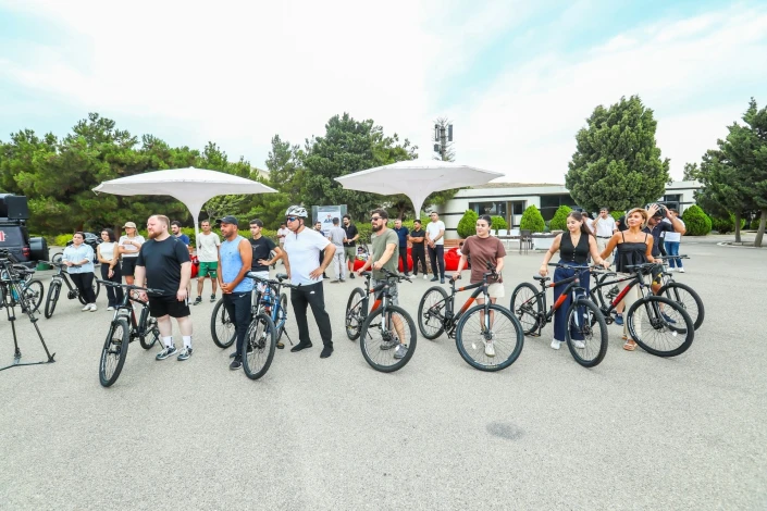 Cycling race held among media representatives: winners determined - PHOTO