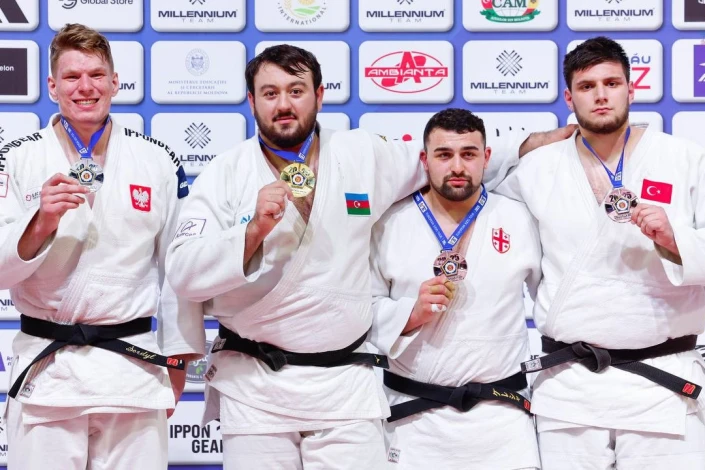 Azərbaycan U-23 cüdo millisi Avropa çempionatında birinci oldu