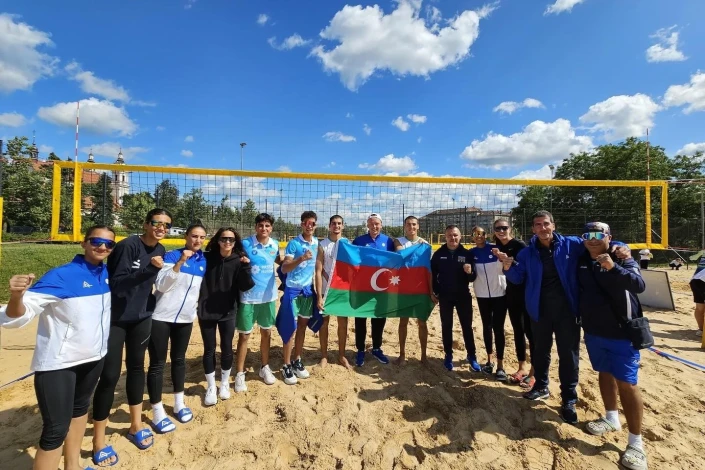 Azərbaycanın çimərlik voleybolçuları EEVZA çempionatında 8-ci olublar