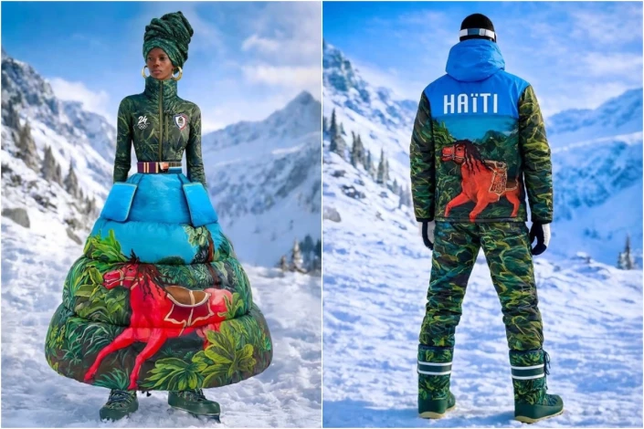 Haiti's uniform for the 2026 Winter Olympics caused great interest