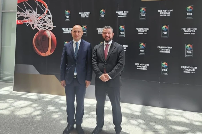 Azərbaycan Basketbol Federasiyasının rəhbərliyi FİBA-nın Konqresində