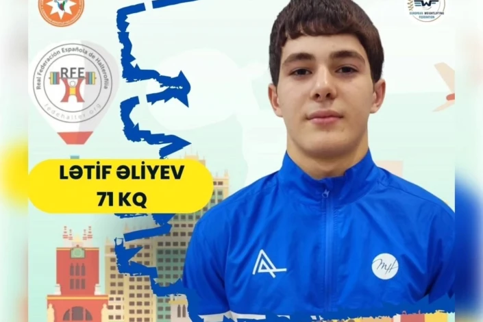 Latif Aliyev, U-15 Avrupa Şampiyonası'nda Altın ve Gümüş Madalya Kazandı
