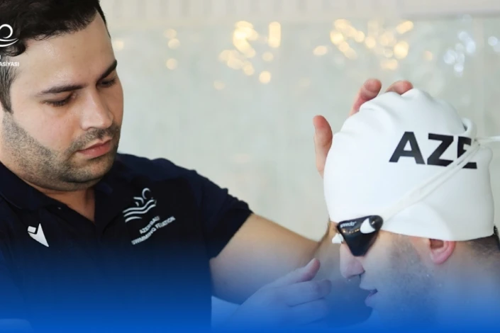 Swimming training for Special Olympians started