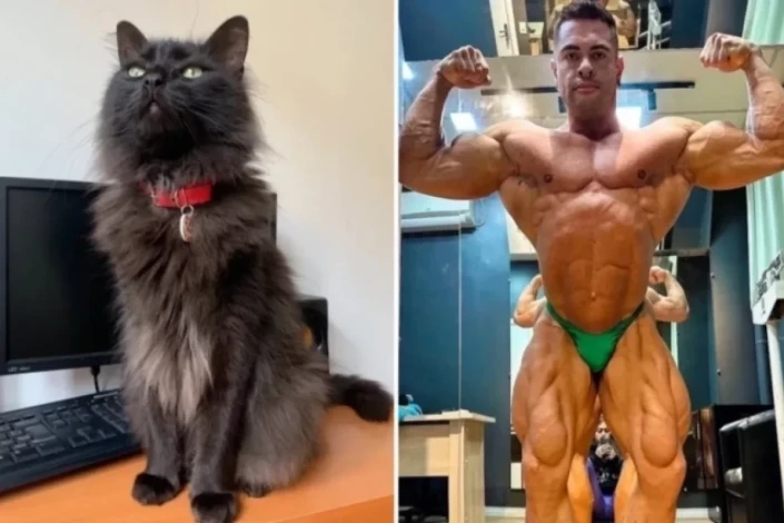 Cat death plunged bodybuilding champion into depression and his heart stopped