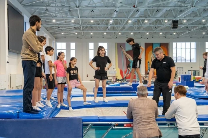 Ziqfred tərəfindən Bakıda batut gimnastikası üzrə seminar