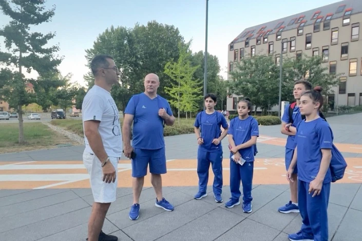 IOC representative meets with our gymnasts in Osijek