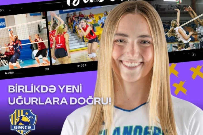 İzabell Morqan "Gəncə" voleybol klubuna transfer olundu