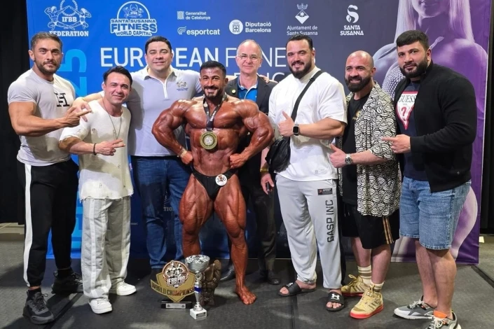 Azerbaijani bodybuilder wins absolute European champion title | Latest ...
