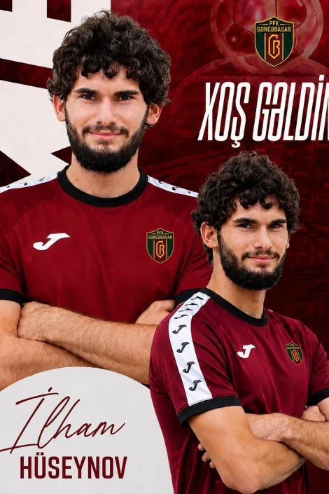 "Ganjebasar" squad recruited 21‑year‑old striker Ilham Huseynov