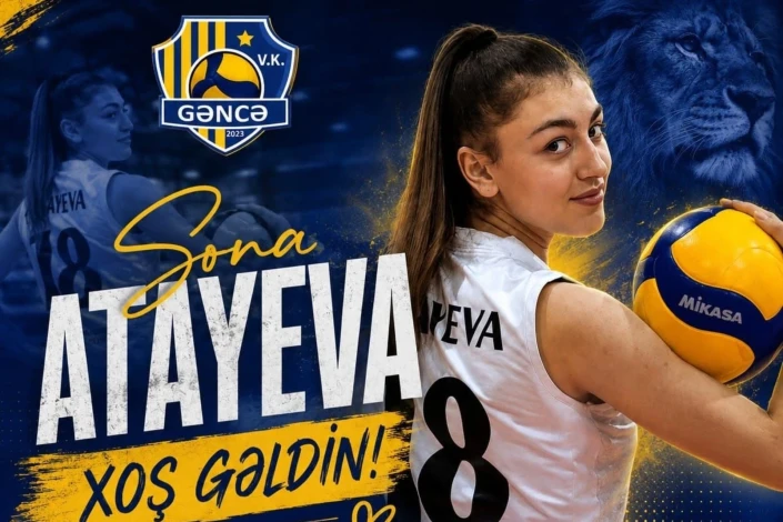 Sona Atayeva ilə "Gəncə"nin yeni mövsümdə də müqaviləsi imzalayıb