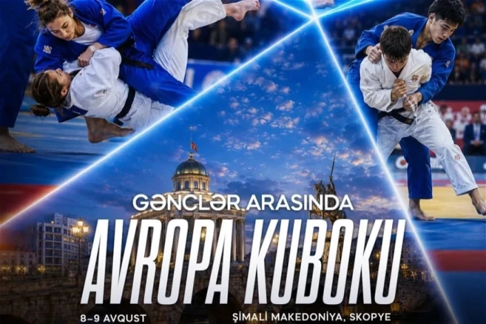 Azərbaycan cüdo millisi Skopyedə medal uğrunda mübarizə aparacaq