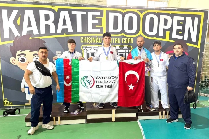 Azerbaycanlı karatecilerin "Chisinau Karate Open Grand Prix"'deki başarısı