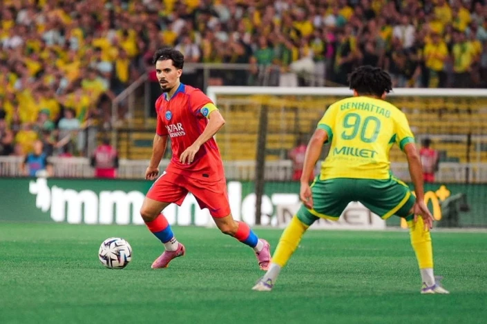 Four Ligue 1 matches ended with a one-goal difference, PSG won away