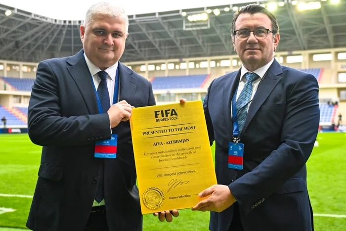 FIFA'dan AFFA'ya "FIFA Series – 2026" Turnuvası Anısına Hediye