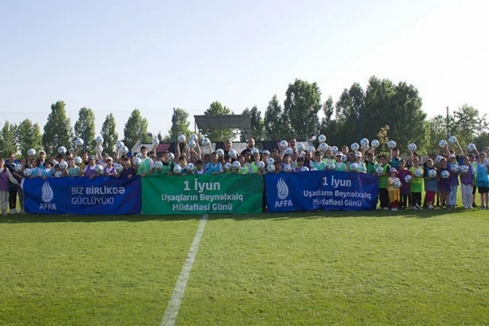 Uluslararası Çocuk Günü vesilesiyle Gabala'da futbol festivali düzenlendi
