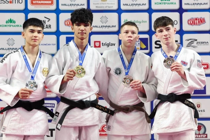 Azərbaycanlı yeniyetmə cüdoçu Avropa çempionu olub, bürünc medal da qazanılıb