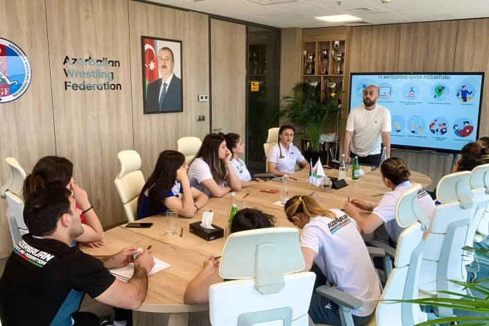 Qadın güləşçilər üçün antidopinq seminarı keçirilib