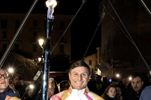 Javier Zanetti Carried the Torch of the Milano-Cortina 2026 Winter Olympics