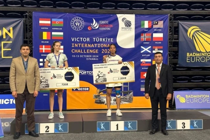 Azərbaycan badmintonçusu qızıl medal qazandı