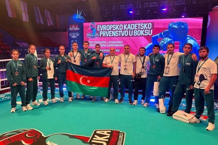 Boksçularımız Avropa birinciliyində 9 medal qazanıblar - FOTO