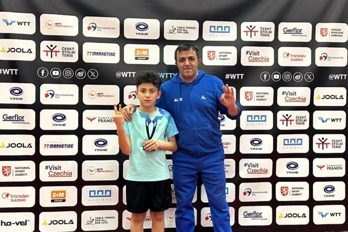 Əliəkbər Mirzəliyev "WTT Youth Contender" turnirində gümüş medal qazanıb