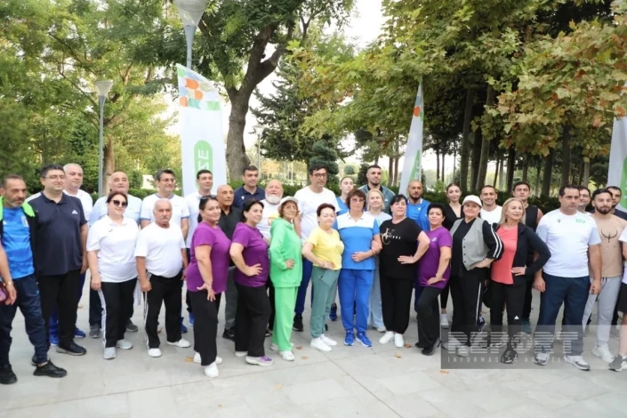 "Morning Sports" project continues: Minister, media and athletes gathered in Dede Korkut Park