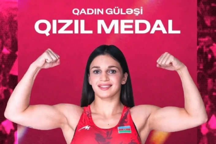 Azərbaycanlı qadın güləşçi Avropa çempionatında rekorda imza atıb