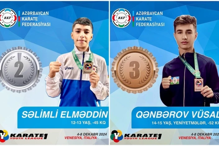 Azərbaycan karateçiləri İtaliyada iki medal qazanıblar