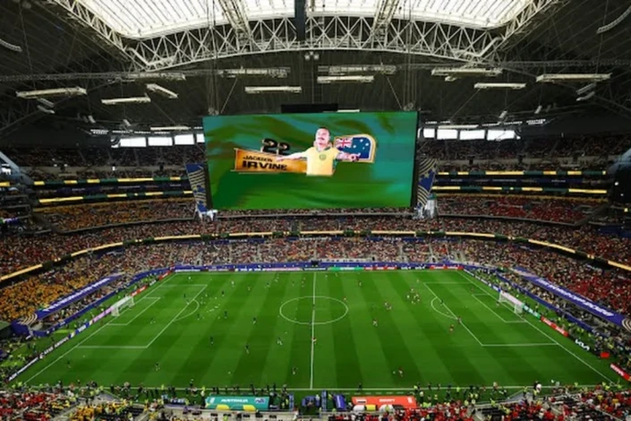 Futbol üzrə dünya çempionatında Avstraliya - Misir oyunu keçirilir