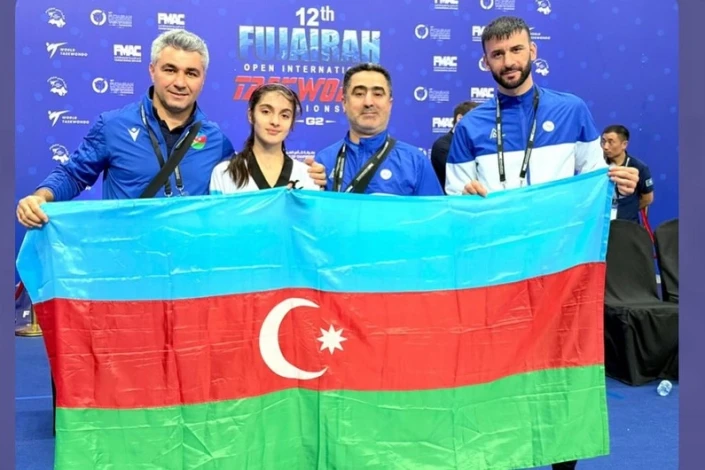 Azərbaycan taekvondoçuları “Fujairah Open” beynəlxalq turnirində 6 medal qazanıblar