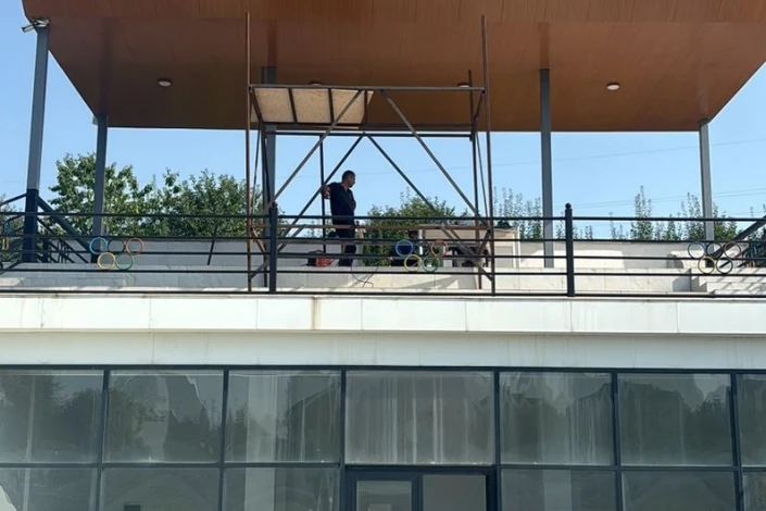 "İmişli" PFK Quba stadionunu PFL tələblərinə uyğun yeniləyir
