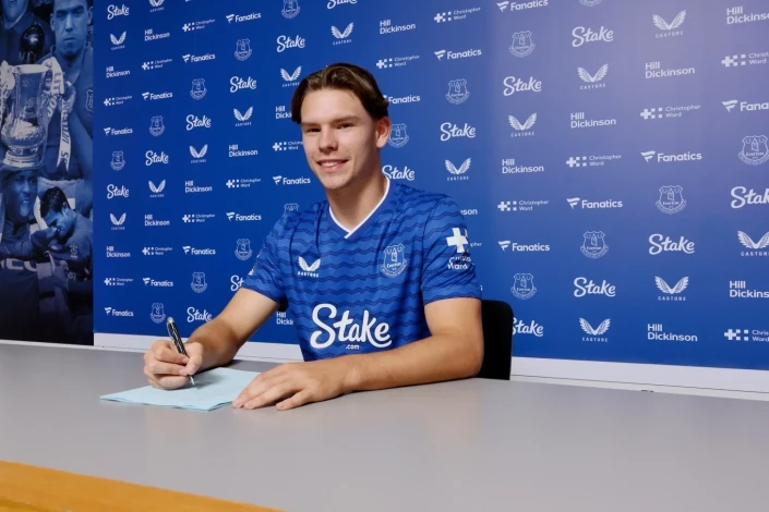 "Everton" has transferred Tyler Dibling: 40 million spent on the 19-year-old striker