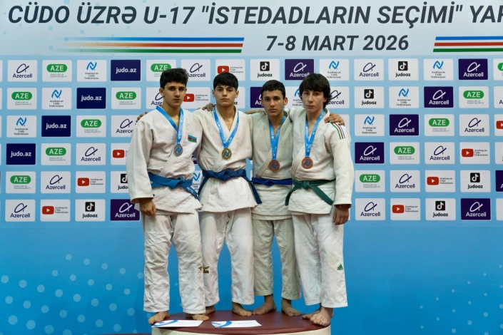 U-17 cüdoçuların “İstedadların seçimi” turnirinin ilk gününün mükafatçıları məlum olub