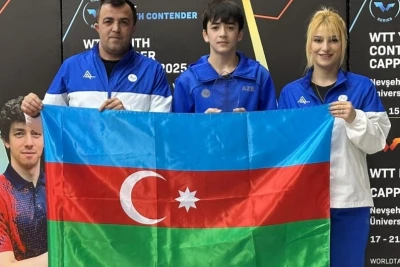 Azərbaycanın stolüstü tennisçiləri “WTT Youth Contender” turnirini 3 medalla başa vurub