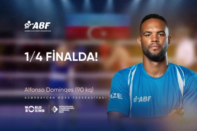 Alfonso Dominqes dünya çempionatında 1/4 finala yüksəlib
