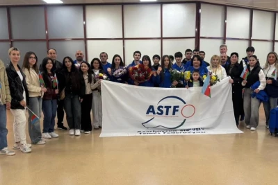 İslam Həmrəyliyi Oyunlarında mükafat qazanan stolüstü tennisçilər Vətənə qayıdıblar