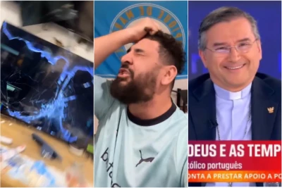 "Benfika"nın qələbəsi: Televiziya işçilərinin sevinci və "Marsel" fanatının qəzəbi - VİDEO