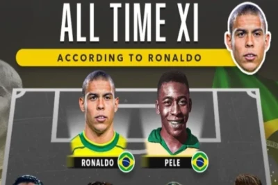 Ronaldo (Nazario) futbol tarixinin ən yaxşı oyunçularından ibarət komandasını açıqlayıb: Kriştiano yoxdur, Messi var