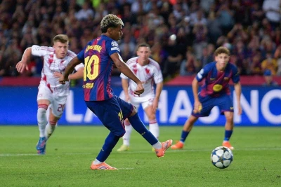 Lamin Yamal Çempionlar Liqasında 25 Oyuna Çatan Ən Gənc Futbolçu Oldu