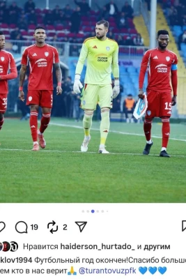 "Turan Tovuz"un qapıçısı Oleq Baklovdan paylaşım