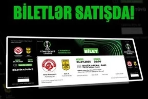 "Araz-Naxçıvan" - "Aris" matçının biletləri satışdadır