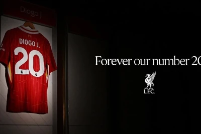 "Liverpul" Dioqu Jotanın 20 nömrəli formasını əbədiləşdirdi
