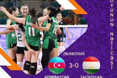 Voleybol üzrə Azərbaycan millisi III MDB Oyunlarına qələbə ilə başladı
