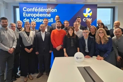 AVF rəsmiləri Avropa Voleybol Konfederasiyasının təşkil etdiyi görüşə qatılıblar