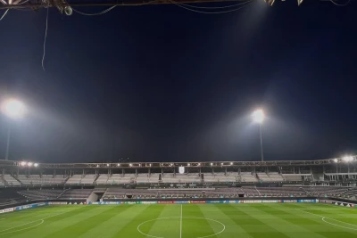 8-ci kilometr qəsəbə stadionu mühüm matç öncəsi - FOTO